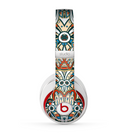 The Decorative Blue & Red Aztec Pattern Skin for the Beats by Dre Studio (2013+ Version) Headphones