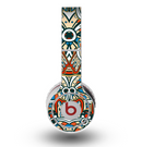 The Decorative Blue & Red Aztec Pattern Skin for the Original Beats by Dre Wireless Headphones