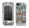 The Decorative Blue & Red Aztec Pattern Skin for the iPhone 5-5s OtterBox Preserver WaterProof Case