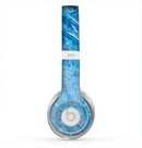 The Deep Blue Ice Texture Skin for the Beats by Dre Solo 2 Headphones