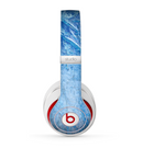 The Deep Blue Ice Texture Skin for the Beats by Dre Studio (2013+ Version) Headphones