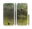 The Deep Green Tree Pastel Painting Sectioned Skin Series for the Apple iPhone 6s Plus