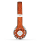 The Deep Orange Texture Skin for the Beats by Dre Solo 2 Headphones