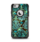 The Delicate Abstract Green Pattern Apple iPhone 6 Otterbox Commuter Case Skin Set