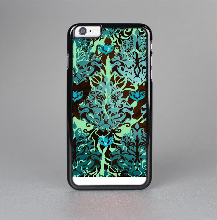 The Delicate Abstract Green Pattern Skin-Sert Case for the Apple iPhone 6 Plus