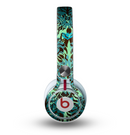 The Delicate Abstract Green Pattern Skin for the Beats by Dre Mixr Headphones