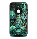 The Delicate Abstract Green Pattern Skin for the iPhone 4-4s OtterBox Commuter Case