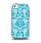 The Delicate Trendy Blue Pattern V4 Apple iPhone 5c Otterbox Symmetry Case Skin Set