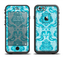 The Delicate Trendy Blue Pattern V4 Apple iPhone 6/6s LifeProof Fre Case Skin Set