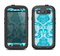 The Delicate Trendy Blue Pattern V4 Samsung Galaxy S3 LifeProof Fre Case Skin Set
