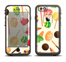 The Delish Treats Color Pattern Apple iPhone 6/6s LifeProof Fre Case Skin Set