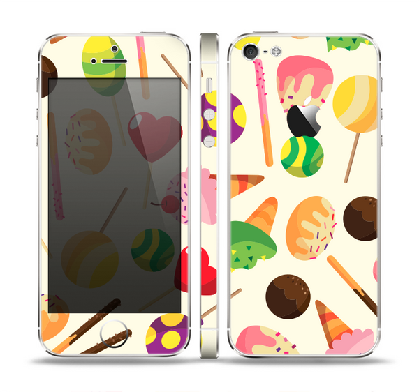 The Delish Treats Color Pattern Skin Set for the Apple iPhone 5