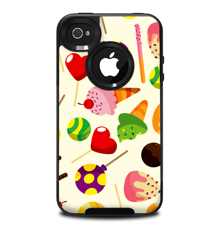 The Delish Treats Color Pattern Skin for the iPhone 4-4s OtterBox Commuter Case