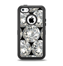 The Diamond Pattern Apple iPhone 5c Otterbox Defender Case Skin Set
