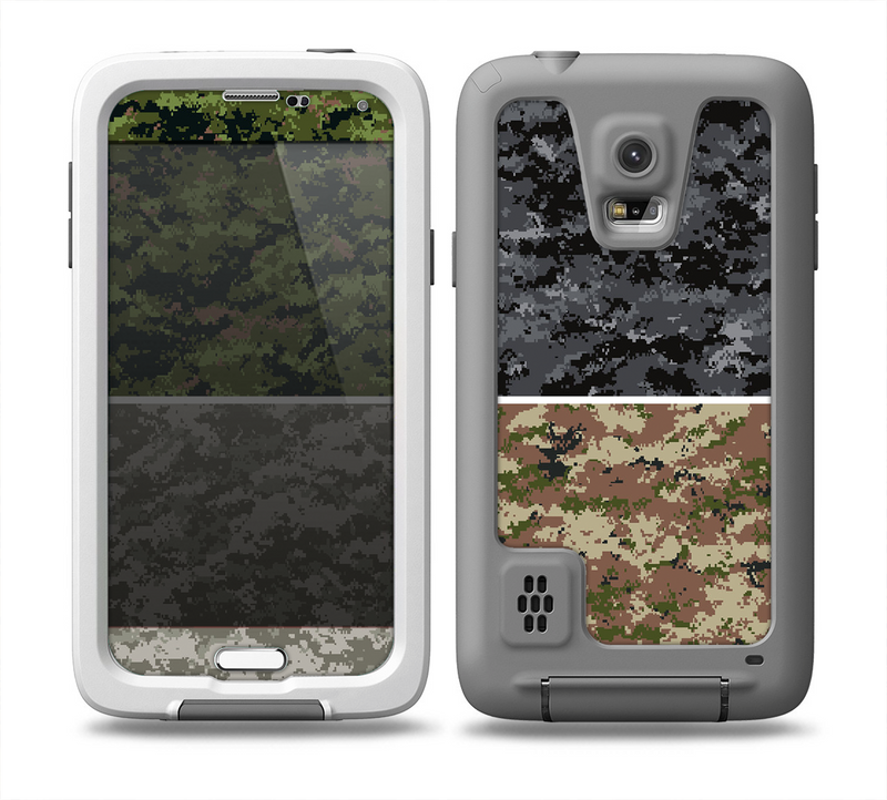 The Digital Camouflage All Skin for the Samsung Galaxy S5 frē LifeProof Case