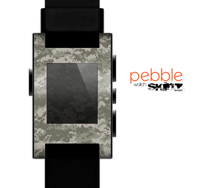The Digital Camouflage V2 Skin for the Pebble SmartWatch