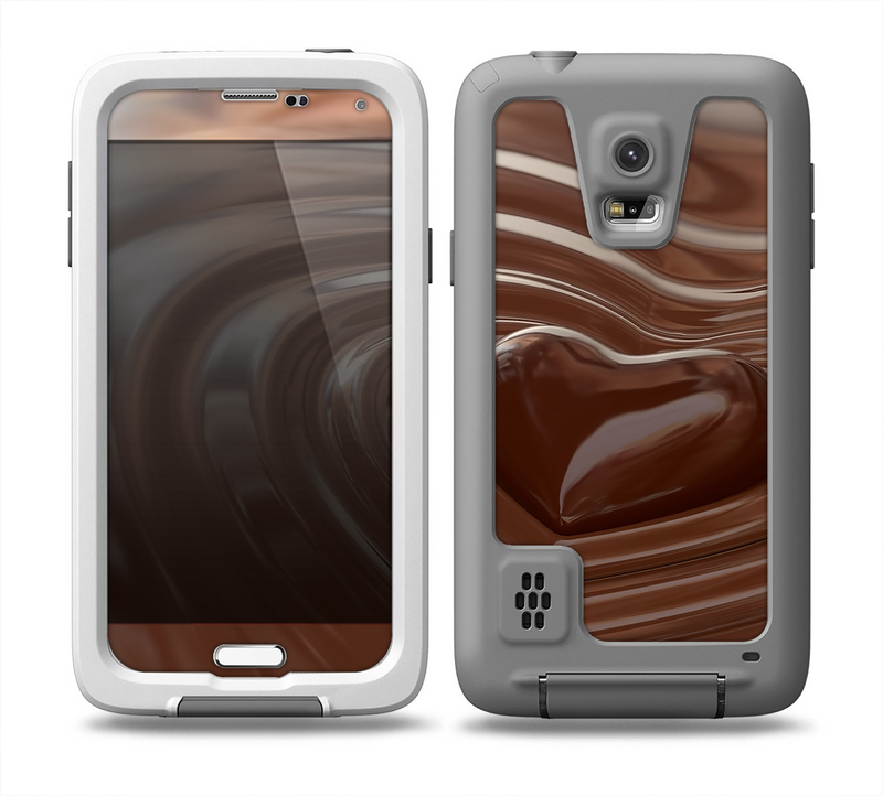 The Dipped Chocolate Heart Skin Samsung Galaxy S5 frē LifeProof Case