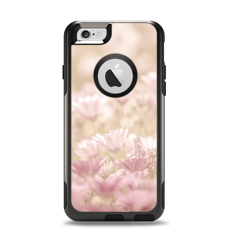 The Distant Pink Flowerland Apple iPhone 6 Otterbox Commuter Case Skin Set