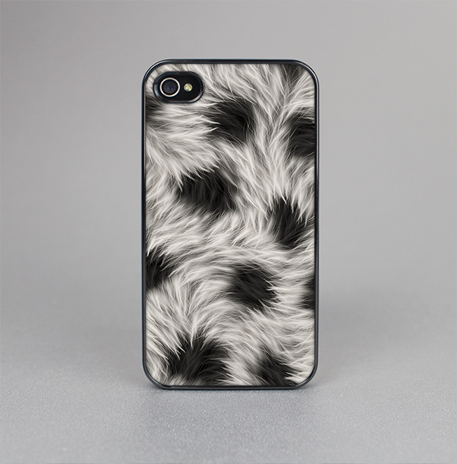 The Dotted Black & White Animal Fur Skin-Sert for the Apple iPhone 4-4s Skin-Sert Case