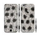 The Dotted Black & White Animal Fur Sectioned Skin Series for the Apple iPhone 6s Plus