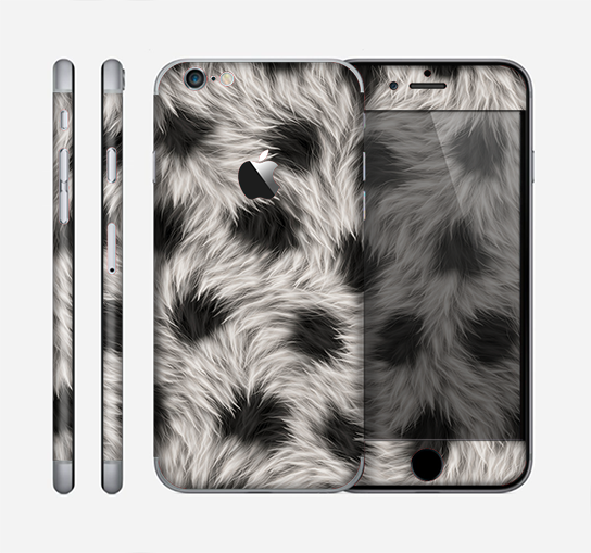 The Dotted Black & White Animal Fur Skin for the Apple iPhone 6