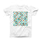 The Dotted Moroccan pattern ink-Fuzed Front Spot Graphic Unisex Soft-Fitted Tee Shirt