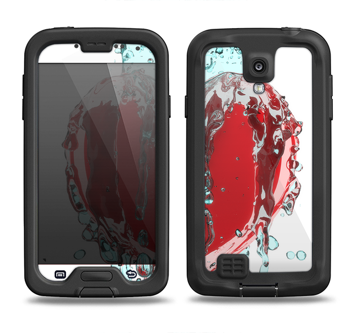 The Drenched 3D Icon Samsung Galaxy S4 LifeProof Nuud Case Skin Set