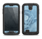 The Drenched Blue Rose Samsung Galaxy S4 LifeProof Nuud Case Skin Set