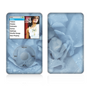 The Drenched Blue Rose Skin For The Apple iPod Classic