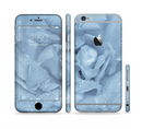 The Drenched Blue Rose Sectioned Skin Series for the Apple iPhone 6 Plus