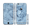 The Drenched Blue Rose Sectioned Skin Series for the Apple iPhone 6s Plus