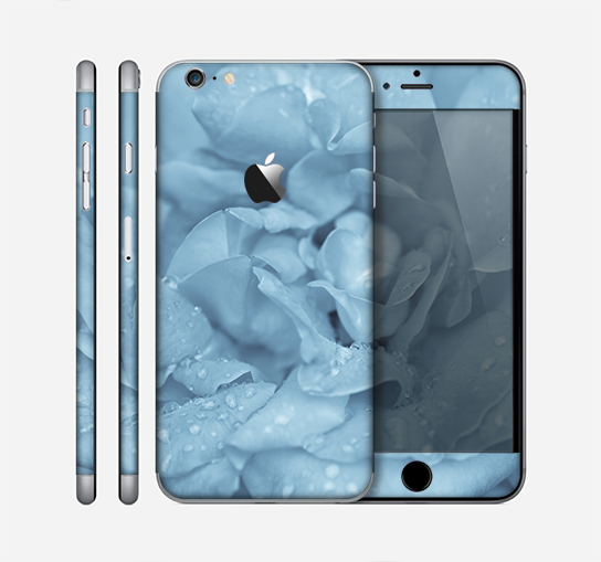 The Drenched Blue Rose Skin for the Apple iPhone 6 Plus