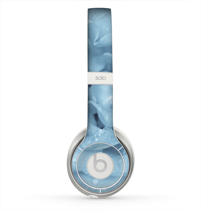The Drenched Blue Rose Skin for the Beats by Dre Solo 2 Headphones