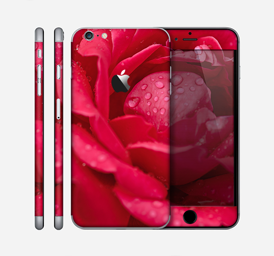 The Drenched Red Rose Skin for the Apple iPhone 6 Plus