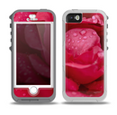 The Drenched Red Rose Skin for the iPhone 5-5s OtterBox Preserver WaterProof Case
