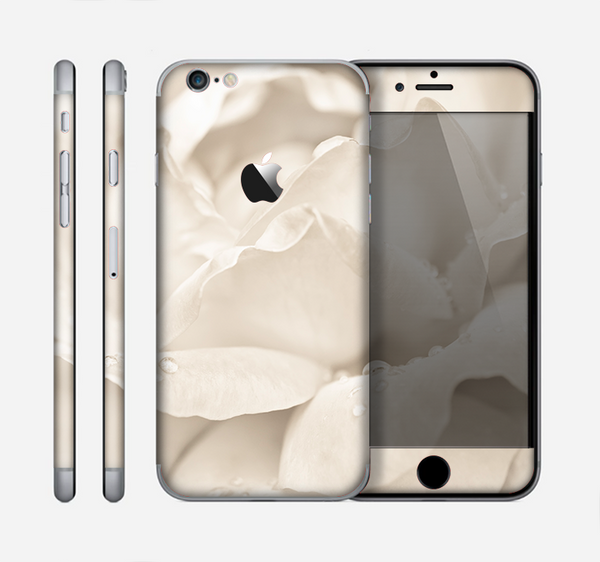 The Drenched White Rose Skin for the Apple iPhone 6