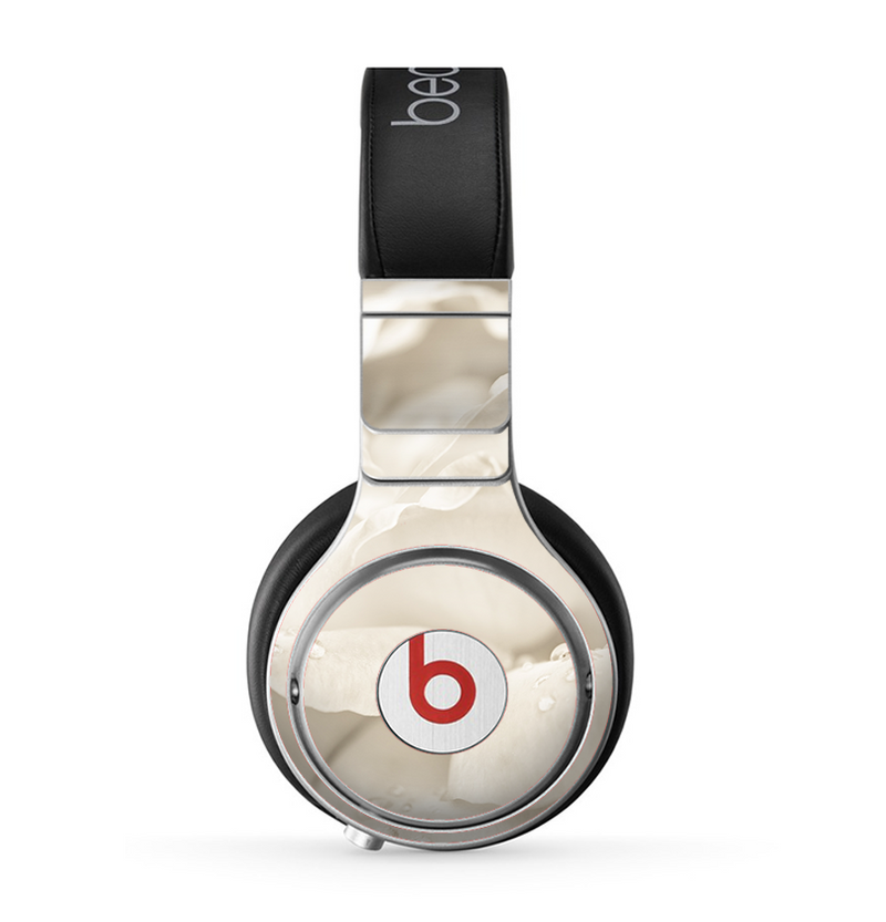 The Drenched White Rose Skin for the Beats by Dre Pro Headphones