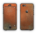 The Dusty Burnt Orange Surface Apple iPhone 6 LifeProof Nuud Case Skin Set