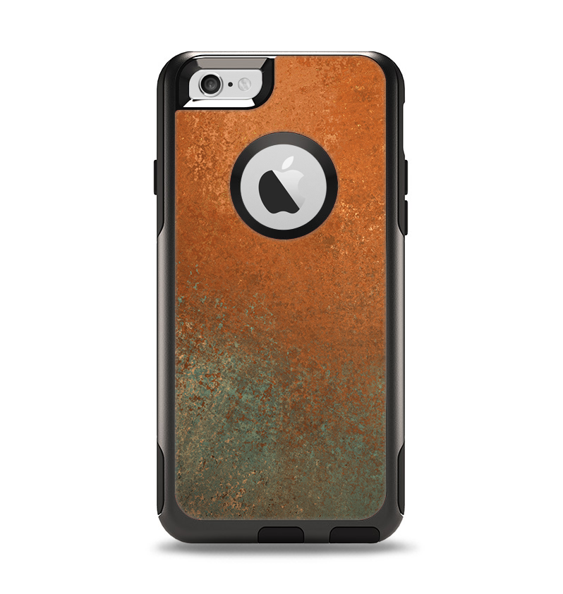 The Dusty Burnt Orange Surface Apple iPhone 6 Otterbox Commuter Case Skin Set