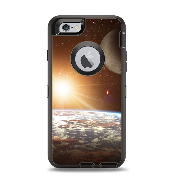 The Earth, Moon and Sun Space Scene Apple iPhone 6 Otterbox Defender Case Skin Set