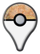 The Eastern World Map Pokémon GO Plus Vinyl Protective Decal Skin Kit