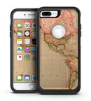 The Eastern World Overview Map - iPhone 7 or 7 Plus Commuter Case Skin Kit