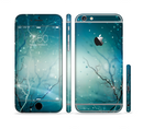 The Electric Teal Volts Sectioned Skin Series for the Apple iPhone 6s Plus
