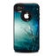 The Electric Teal Volts Skin for the iPhone 4-4s OtterBox Commuter Case