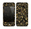 The Elegant Golden Swirls Skin for the Apple iPhone 4-4s