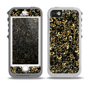 The Elegant Golden Swirls Skin for the iPhone 5-5s OtterBox Preserver WaterProof Case