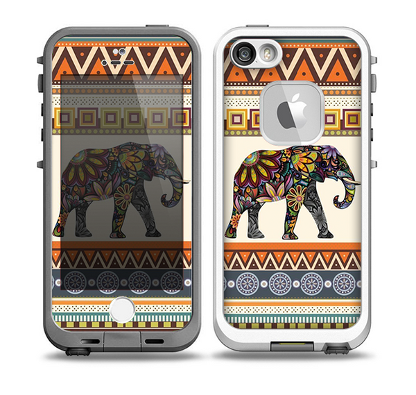The Aztec Elephant Skin for the iPhone 5-5s Fre LifeProof Case