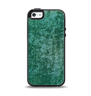 The Emerald Green Choppy Pattern Apple iPhone 5-5s Otterbox Symmetry Case Skin Set