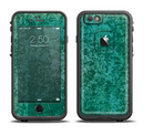 The Emerald Green Choppy Pattern Apple iPhone 6/6s LifeProof Fre Case Skin Set