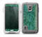 The Emerald Green Choppy Pattern Skin for the Samsung Galaxy S5 frē LifeProof Case